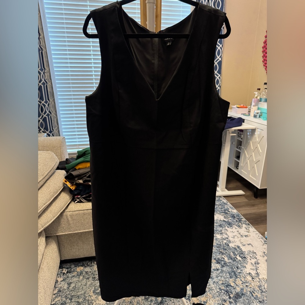 Torrid Black Midi Dress